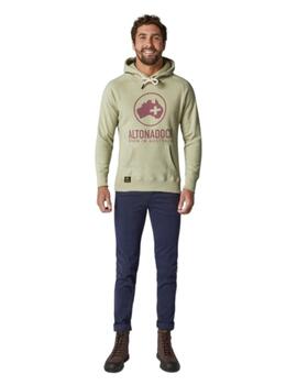 Sudadera Atonadock Logo Hombre Verde