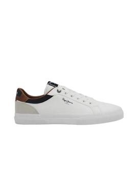 Zapatillas Pepe Jeans Kenton Court Hombre Blanco