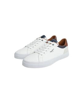 Zapatillas Pepe Jeans Kenton Court Hombre Blanco