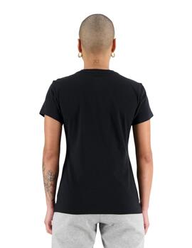 Camiseta New Balance Essentials Mujer Negro