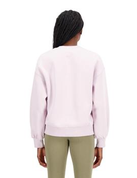 Sudadera New Balance Essentials Brushed Mujer Rosa