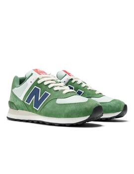 Zapatilla New Balance 574 Hombre Verde