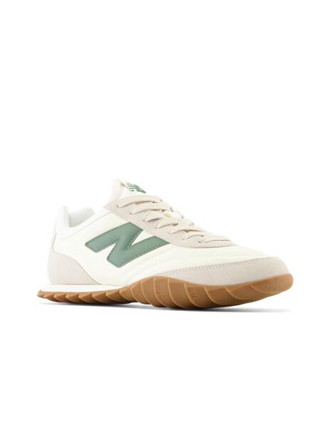 Zapatillas new balance 300 suede beige blanco azul top
