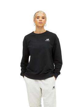 Sudadadera New Balance Uni-ssentials Unisex Negro