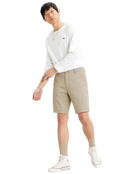 Pantalón Corto Levis Chino Hombre Beige