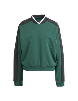 Sudadera Adidas Tiro Crew Mujer Verde