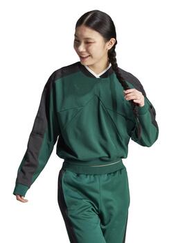 Sudadera Adidas Tiro Crew Mujer Verde