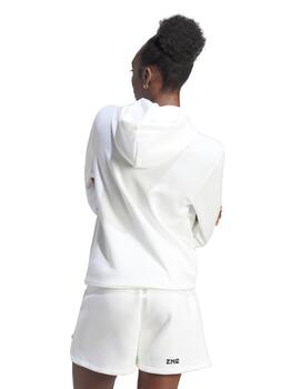 Sudadera Capucha Adidas Mujer Blanco