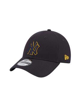 Gorra Eew Era Team Outline Azul Y Amarillo