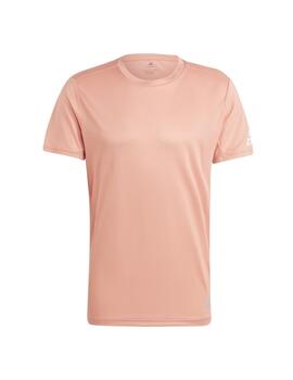 Camiseta Adidas Run It Hombre Naranja