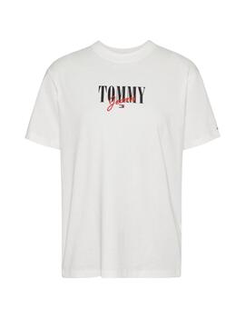 Camiseta Tommy Hilfiger Essential Mujer Blanca