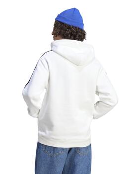 Sudadera capucha Adidas Hombre blanco