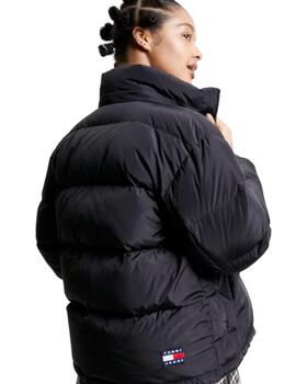 Cazadora Tommy Alaska Puffer Mujer Negro