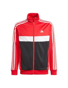Chándal Adidas Tiberio TS Junior Rojo y Negro