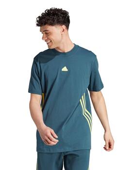 Camiseta Adidas Hombre Azul