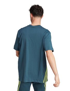 Camiseta Adidas Hombre Azul