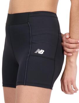 Mallas New Balance Speed Shape Shield Mujer Negro