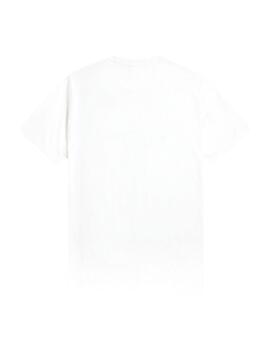 Camiseta Fred Perry Bordada Hombre Blanco