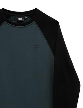 Sudadera Vans Skoval Crew-B Hombre Verde