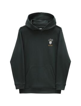 Sudadera Vans Peace Head Niño Verde