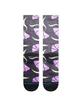 Calcetines Stance Flores Unisex Negro