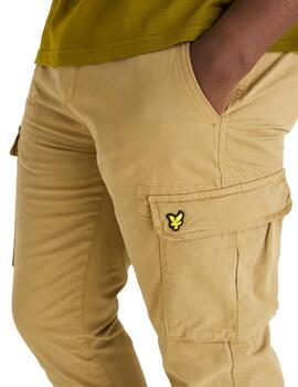 Pantalón Lyle & Scott Main Road Cargo Hombre Beige