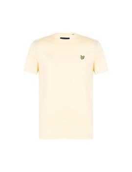 Camiseta Lyle y Scott Plain Hombre Arena