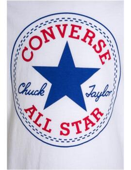 Camiseta Converse Chuck Taylor Niño Blanca