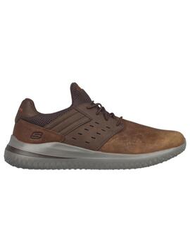 Zapatillas Skechers Delson 3.0 Hombre Marrón