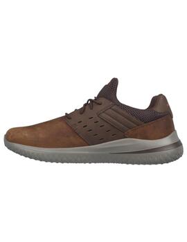 Zapatillas Skechers Delson 3.0 Hombre Marrón