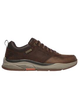 Zapatillas Skechers Relaxed Fit Benago Hombre Marrón