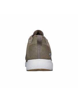 Zapatillas Skechers Bobs Squad Mujer Taupe