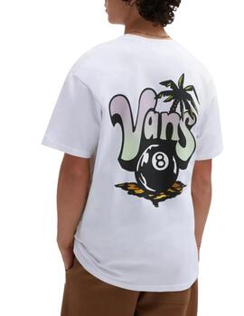 Camiseta Vans Paradise Palm Hombre Blanco