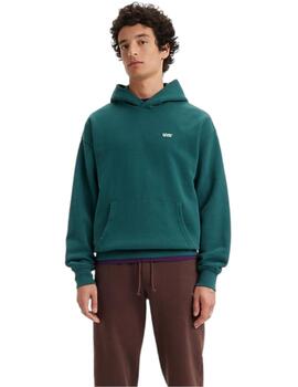 Sudadera Con Capucha Levis Gold Tab Hombre Verde Oceano