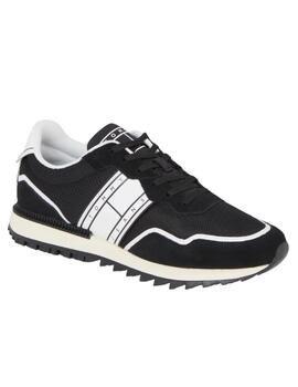 Zapatillas Tommy Runner Hombre Negro