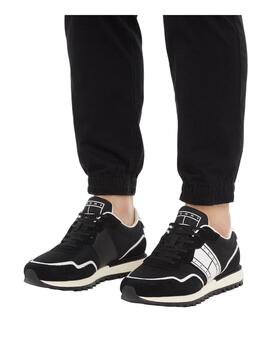 Zapatillas Tommy Runner Hombre Negro