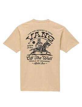 Camiseta Vans Middle Of Nowhere Hombre Beige