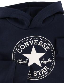 Sudadera Converse Con Capucha Niño Marino