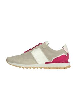 Zapatillas Tommy Retro Runner Mujer Rosa