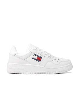 Zapatillas Tommy Retro Basket Mujer Blanca
