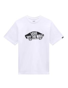 Camiseta Vans OTW Board-B Niño Blanca