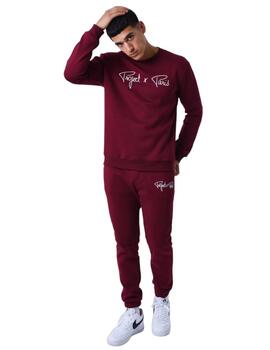 Sudadera Sin Capucha Project x Paris Unisex Burdeos