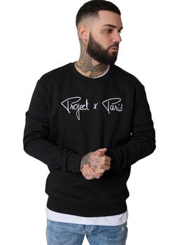 Sudadera Sin Capucha ProjectXParis Unisex Negro