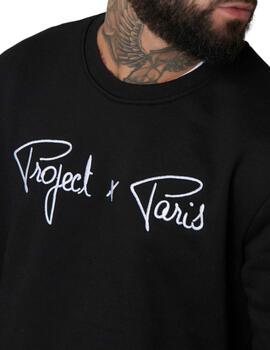 Sudadera Sin Capucha ProjectXParis Unisex Negro