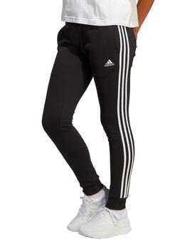 Pantalón Adidas Essentials 3 Bandas Mujer Negro