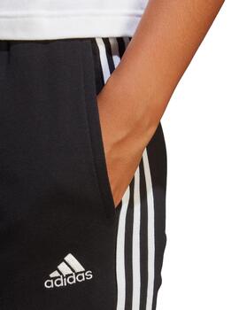 Pantalón Adidas Essentials 3 Bandas Mujer Negro