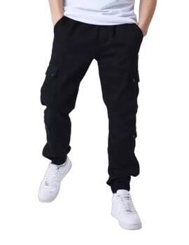 Pantalón Project X Paris Cargo Hombre Negro