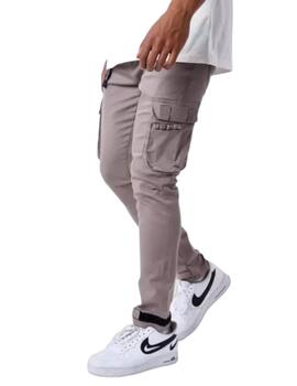 Pantalón Project X Paris Cargo Hombre Beige