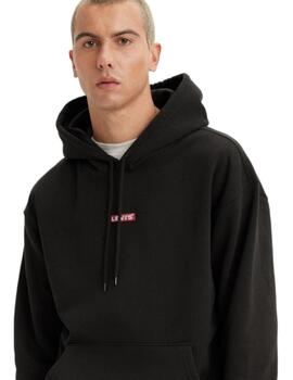 Sudadera Levis Relaxed Baby Hombre Negro