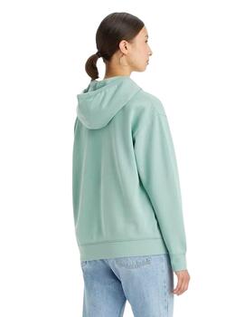 Sudadera Levis Standard Mujer Verde Con Capucha